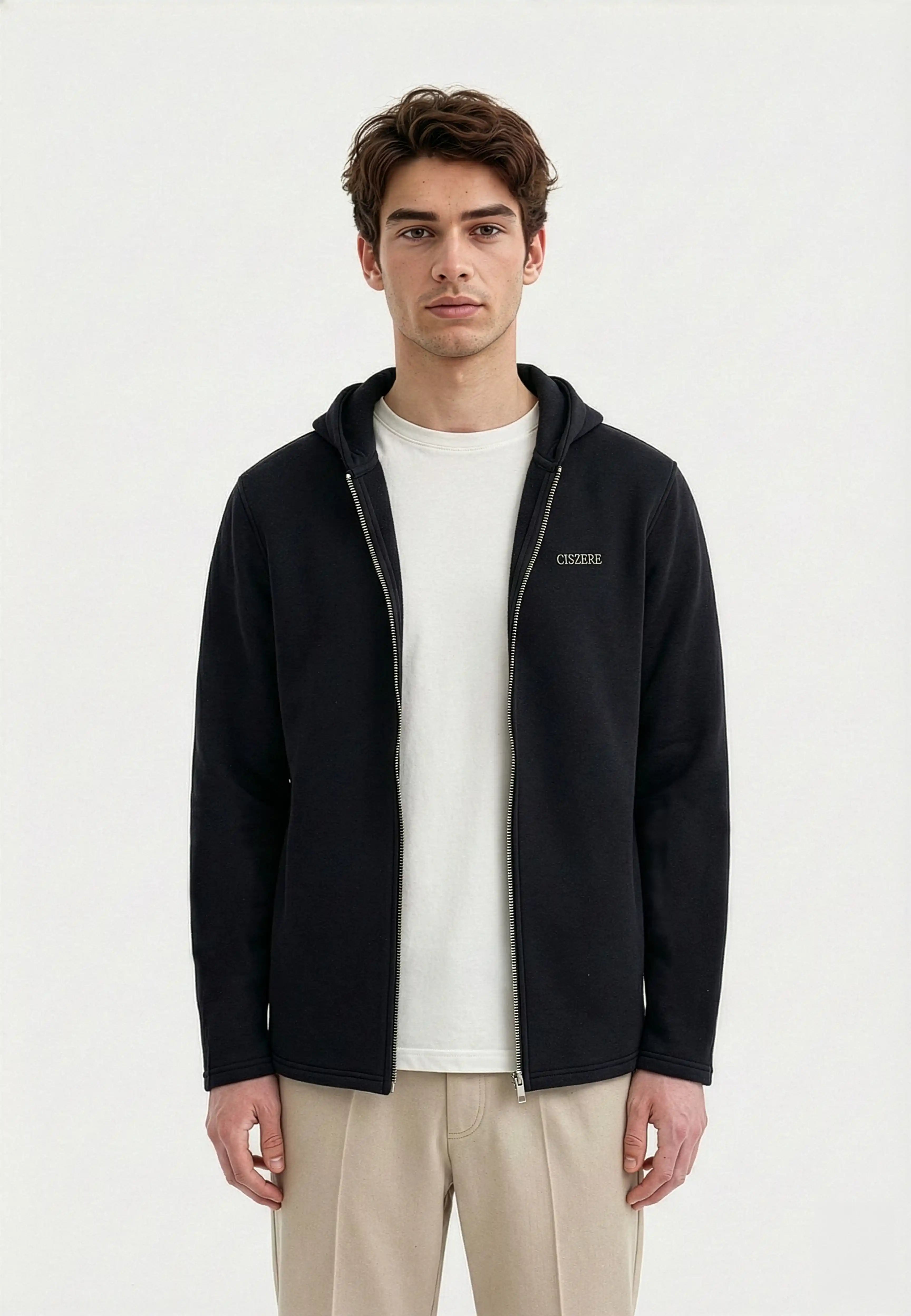 Ryder full zip hoodie - Black