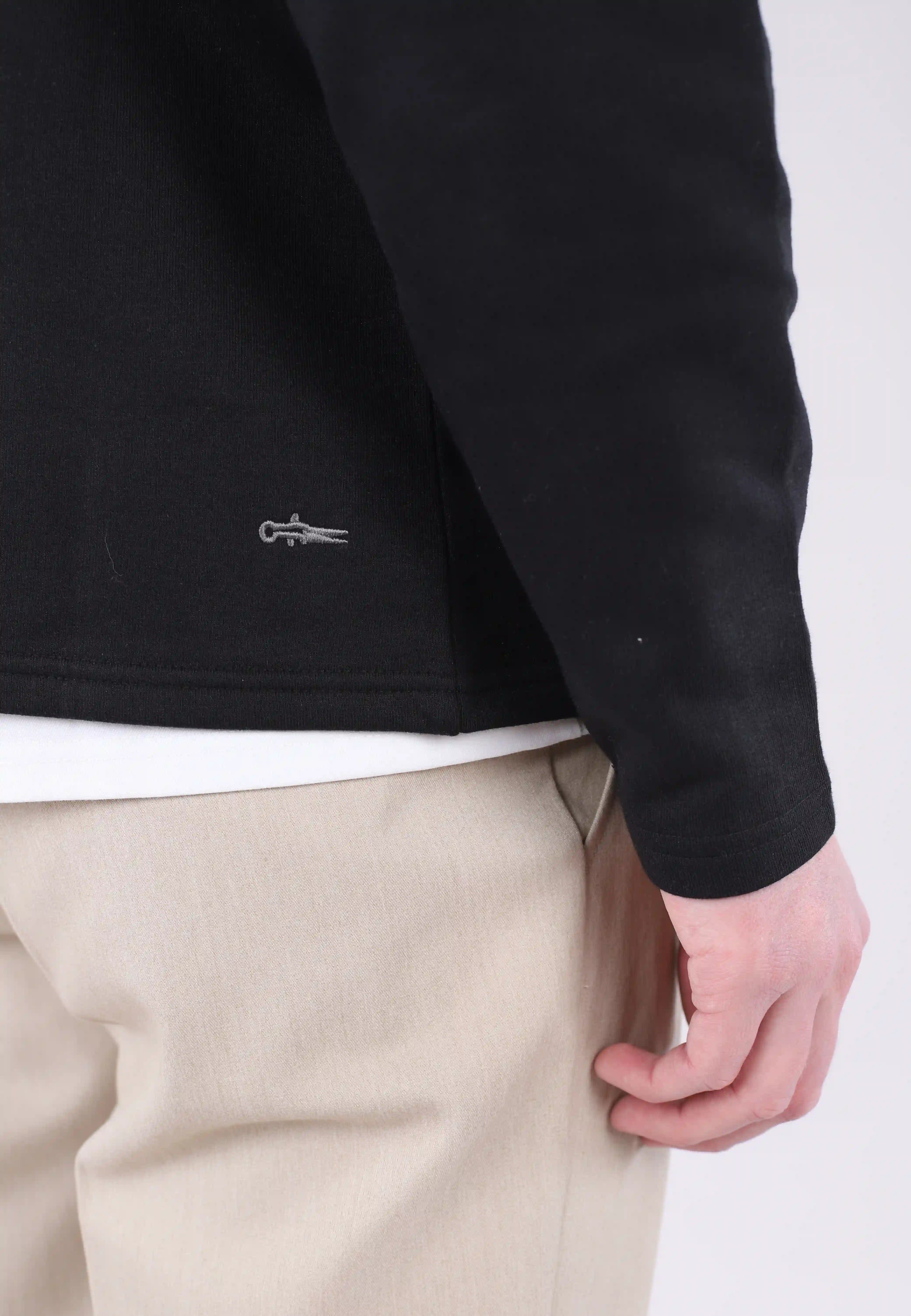 Ryder full zip hoodie - Black