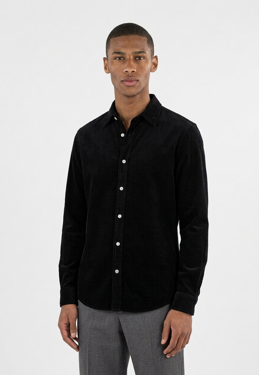 Walker cord shirt - Black