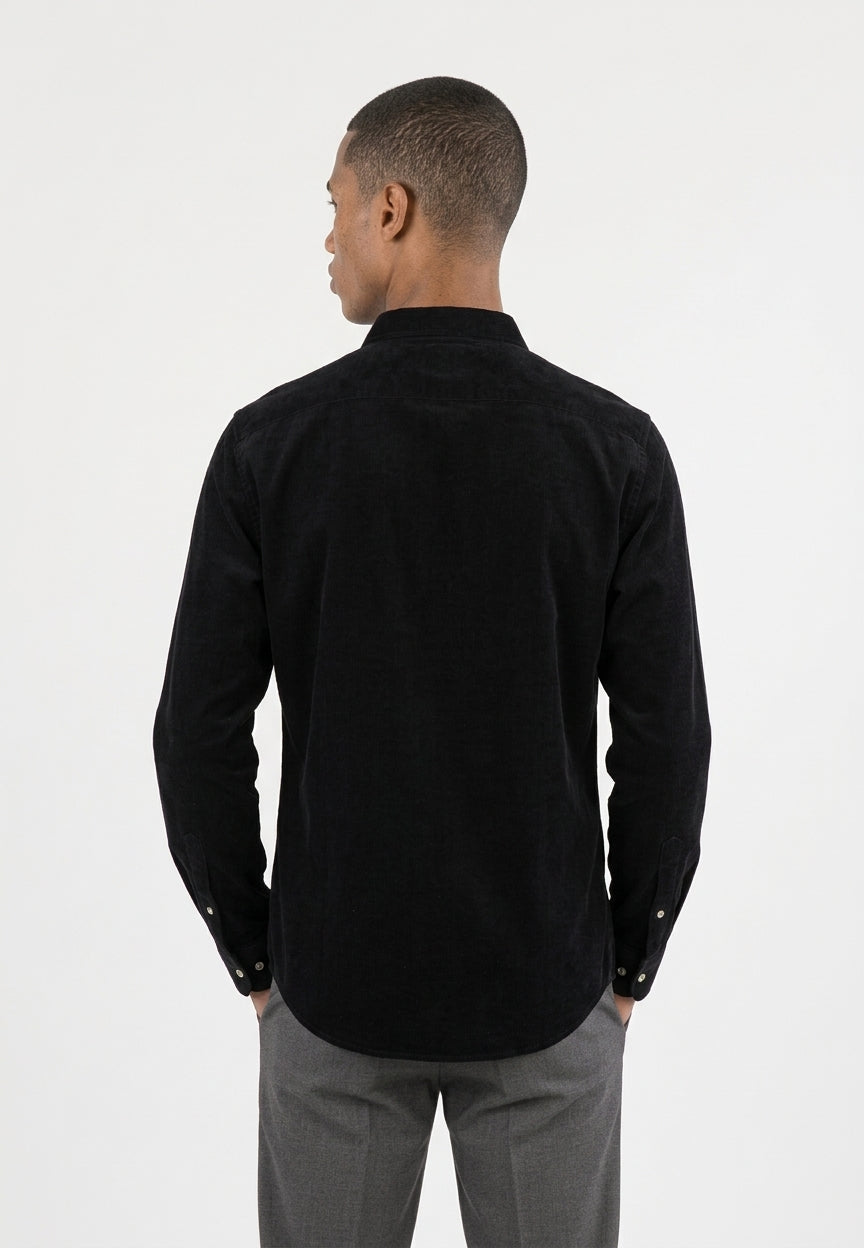 Walker cord shirt - Black
