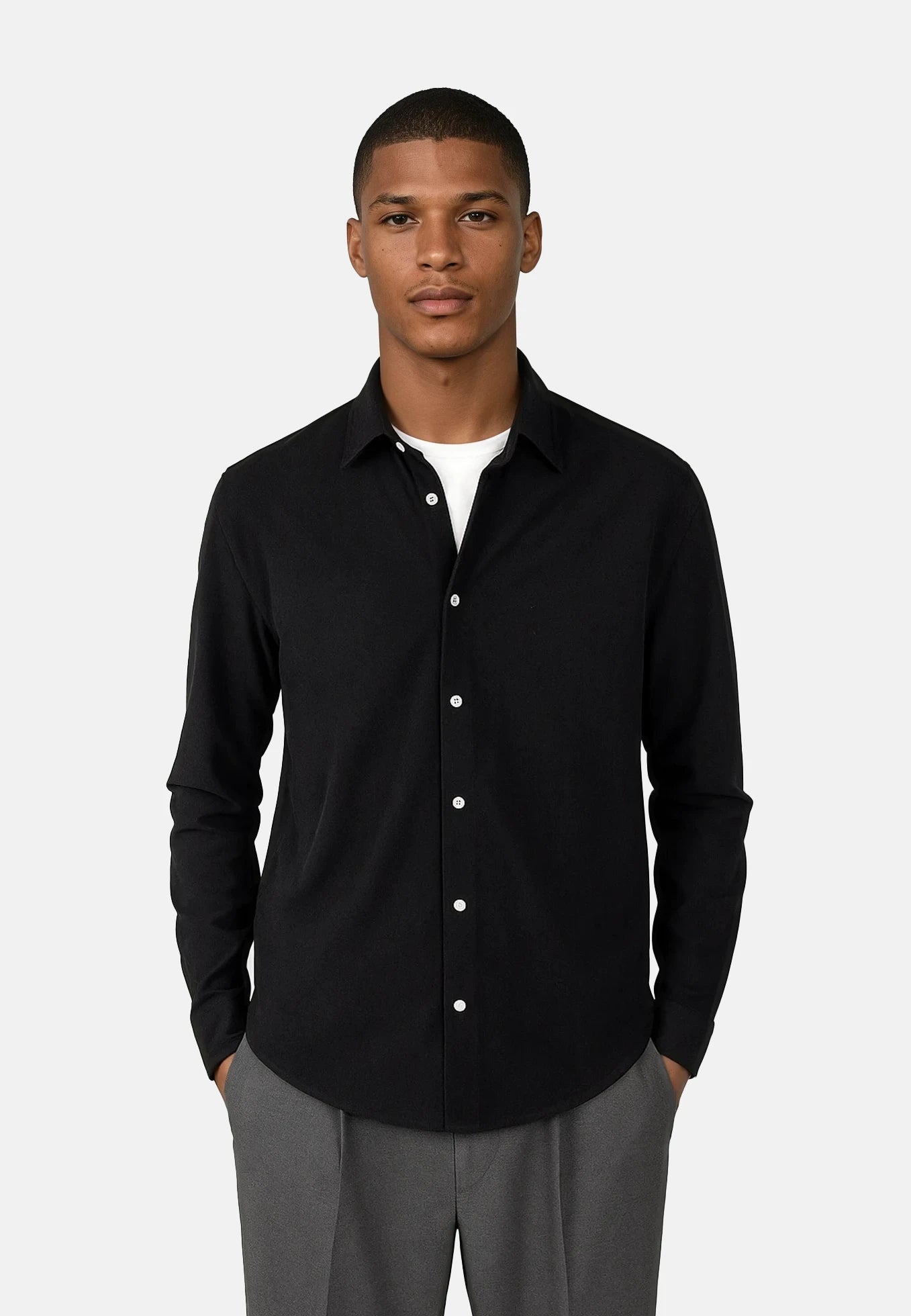 Walker cord shirt - Black